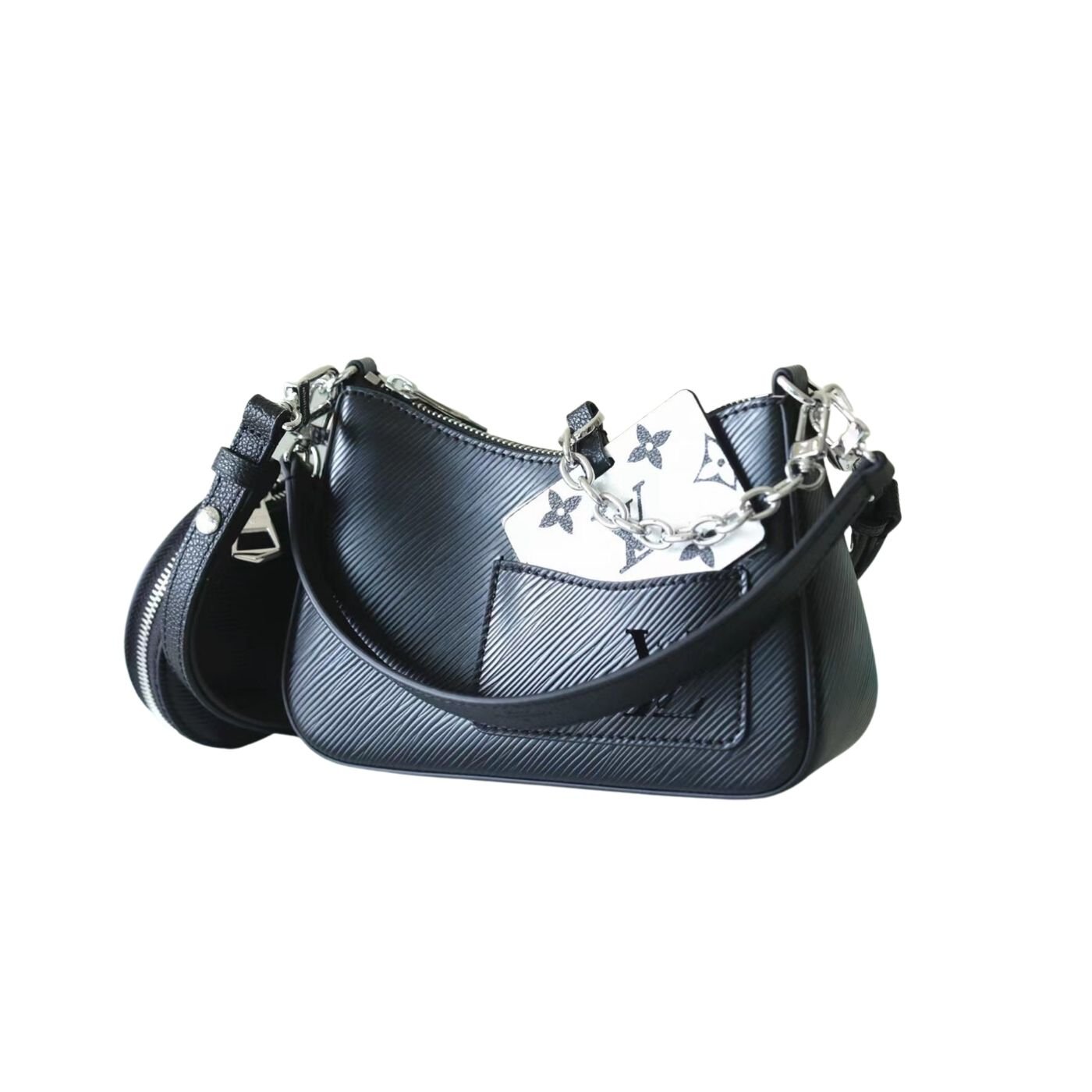Marellini.jpg Louis Vuitton Marellini Black For Women 7.5in/19cm M20998 - Image 1