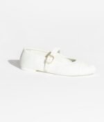 Chanel Mary Janes White For Women G45503 B16406 NX269 - Image 5