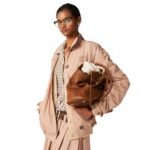 Miu Miu Aventure Tote Bag 12in/ 31cm Oak Nappa Leather Gold Hardware For Women 5BG291_2BBL_F0316_V_OOO - Image 2