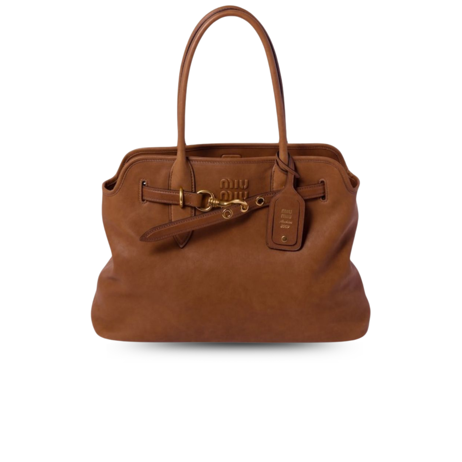 Miu-Miu-Aventure-Nappa-Leather-Bag-Tote-Bag-31cm12in-Oak-For-Women-5BG291_2BBL_F0316_V_OOO.png Miu Miu Aventure Tote Bag 12in/ 31cm Oak Nappa Leather Gold Hardware For Women 5BG291_2BBL_F0316_V_OOO - Image 1