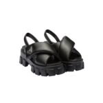 Monolith Padded Nappa Leather Sandals For Women 1X123N_2DL8_F0002_F_055