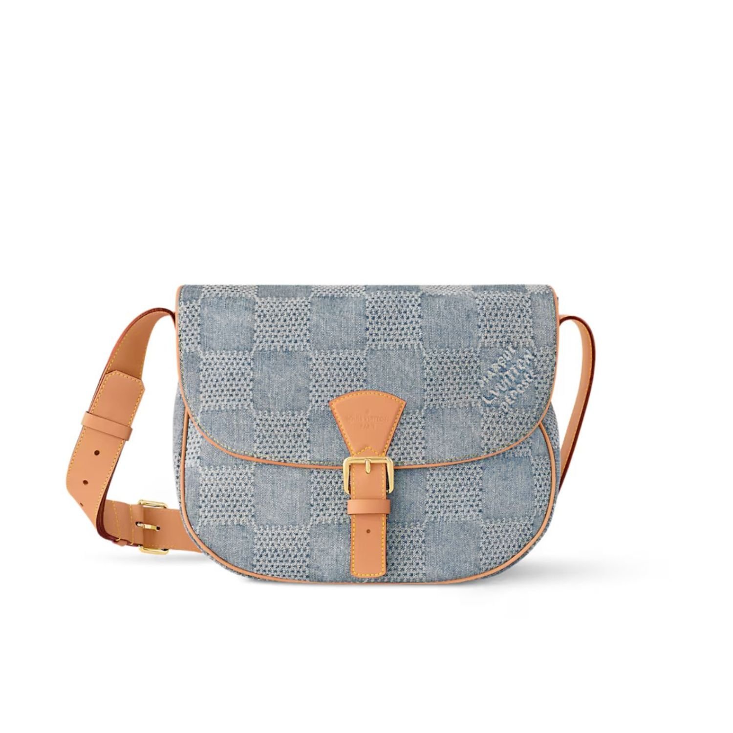 Montsouris-Messenger-MM-1.jpg Louis Vuitton Montsouris Messenger MM Denim For Men 35cm/14in N40743 - Image 1