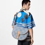 Louis Vuitton Montsouris Messenger MM Denim For Men 35cm/14in N40743 - Image 2