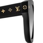 Louis Vuitton My Monogram Square Sunglasses Black For Women Z1523W - Image 3