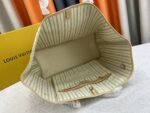 Louis Vuitton Neverfull GM Tote Bag 15.4in/ 39cm Beige Damier Azur Gold Hardware For Women N40602 - Image 9
