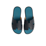 Hermes Izmir Sandals Black/ Blue For Men
