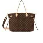 Louis Vuitton Neverfull Bandouliere Inside Out GM Tote Bag 15.4in 39cm Beige Gold Hardware For Women M11948 - Image 3