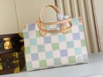 Louis Vuitton OnTheGo MM Tote Bag 13.8in/ 35cm Multicolor Gold Hardware For Women N40518 - Image 3