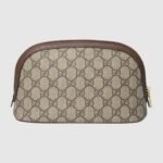 Gucci Ophidia Cosmetic Case Large Clutch & Pouch 9in/ 23cm Beige Gold Hardware 625551 96IWG 8745 - Image 3