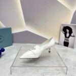 Prada Patent Pumps White For Women - Image 4