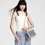 Louis Vuitton Petite Valise Denim Bleu Blue For Women 8.9 Inches/ 23 Cm M24161 - Image 2