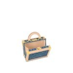Louis Vuitton Petite Valise Denim Bleu Blue For Women 8.9 Inches/ 23 Cm M24161 - Image 4