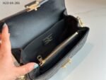 Louis Vuitton Pochette Metis East West Shoulder Bag 8.5in/ 21.5cm Black Gold Hardware For Women M46595 - Image 11