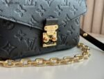 Louis Vuitton Pochette Metis East West Shoulder Bag 8.5in/ 21.5cm Black Gold Hardware For Women M46595 - Image 10