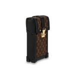 Louis Vuitton Pochette Trunk Verticale Shoulder Bag 6.9in/ 17.5cm Black Monogram Canvas Gold Hardware For Women M63913 - Image 4