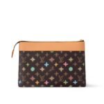 Louis Vuitton Pochette Voyage Souple Pouch 11.8in/ 30cm Brown Monogram Craggy Gold Hardware For Men M83568 - Image 4