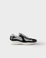 Prada America's Cup Sneakers Black Silver For Men 4E3400_ASZ_F0I89_F_G000 - Image 2
