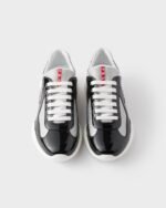 Prada America's Cup Sneakers Black Silver For Men 4E3400_ASZ_F0I89_F_G000 - Image 4
