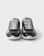 Prada America's Cup Sneakers Black Silver For Men 4E3400_ASZ_F0I89_F_G000 - Image 6