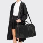 Prada Re-Nylon And Leather Duffle Bag For Men 21.7in/55cm 2VC013_2DMH_F0002_V_SOO - Image 3
