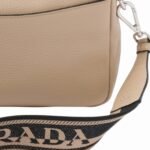 Prada Shoulder Bag 9in/ 23cm Beige Silver Hardware For Women 1BD314_2DKV_F02YP_V_3OO - Image 5