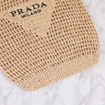 Prada Raffia Tote Bag Beige 1BG424_2A2T_F0018_V_OOO - Image 7