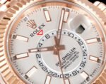 Rolex Watch Sky Dweller Rose Gold White Dial 42mm - Image 3