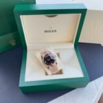 Rolex Watch Day Date Everose Gold Diamond Hour Markers 36mm - Image 4