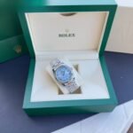 Rolex Watch Day Date Silver Roman Numerals 36mm - Image 3