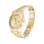 Rolex Day-Date II Watch Gold Toned Champagne Dial 41mm For Men - Image 4