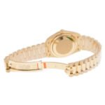 Rolex Day Date Watch Yellow Gold Diamond Dial 36mm For Women - Image 6