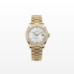 Rolex Lady-Datejust Watch Gold Toned White Pearl Dial 28mm For Women 279138RBR-0015 - Image 2