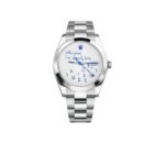 Rolex Milgauss Who Cares I'm Already Late Watch Silver Toned White Dial 36mm For Men