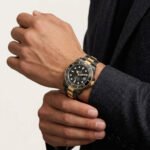 Rolex Submariner Date Watch Gold And Black Toned Black Dial 41mm For Men - Image 2