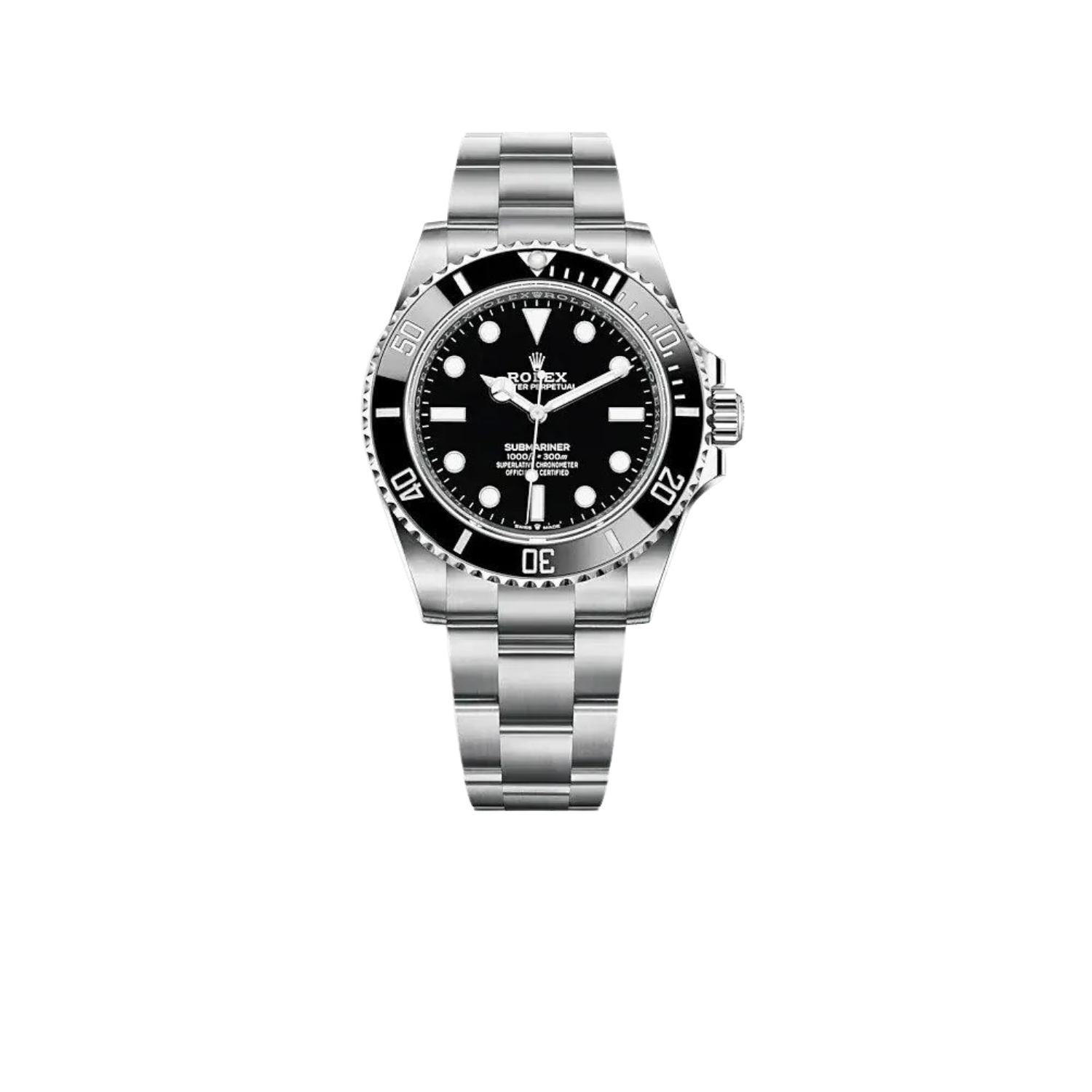 Rolex-Submariner-Date-Watch-Silver-Toned-Black-Dial-41mm-For-Men-1.png Rolex Submariner Date Watch Silver Toned Black Dial 41mm For Men - Image 1