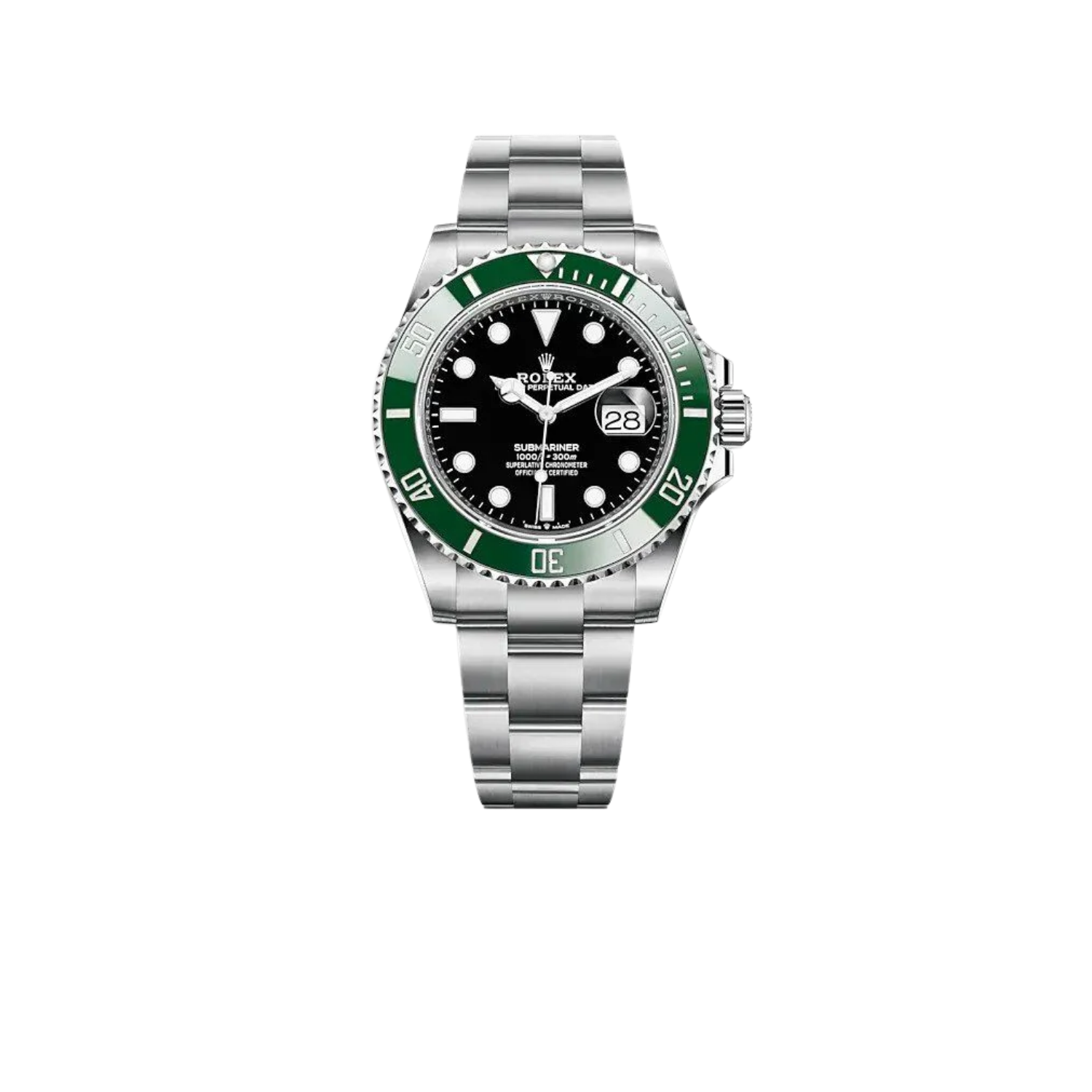 Rolex-Submariner-Date-Watch-Silver-Toned-Black-Dial-41mm-For-Men-2.png Rolex Submariner Date Watch Silver Toned Black Dial 41mm For Men - Image 1