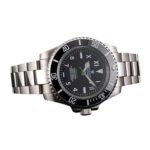 Rolex Submariner Watch Silver Toned Black Dial 41mm For Men - Image 5
