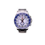 Rolex Yacht-Master II Watch Silver Toned White Dial 44mm For Men - Image 3
