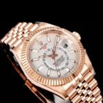 Rolex Watch Sky Dweller Rose Gold White Dial 42mm - Image 7