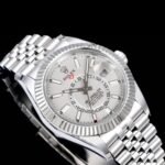 Rolex Watch Sky Dweller Silver White Dial 42mm - Image 8