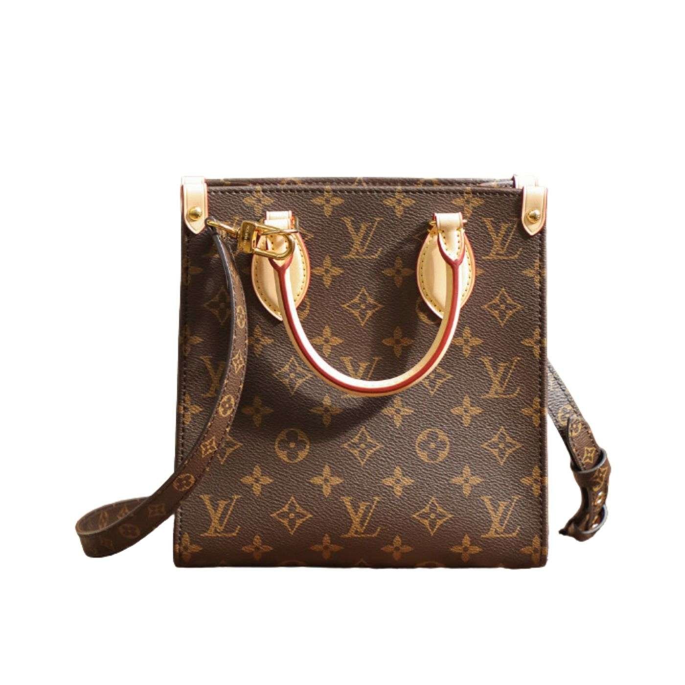 Sac-Plat-PM-Monogram-Canvas-1-1.jpg Louis Vuitton Sac Plat PM Monogram Canvas Brown For Women 32cm / 12.6in M45847 - Image 1