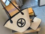 Louis Vuitton Saint Jacques Raffia Beige For Women, Women's Handbags, Shoulder And Crossbody Bags 22.4in/57cm LV - Image 7