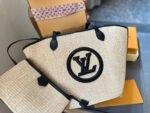 Louis Vuitton Saint Jacques Raffia Beige For Women, Women's Handbags, Shoulder And Crossbody Bags 22.4in/57cm LV - Image 9