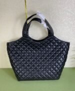 Saint Laurent Icare Maxi Shopping Bag Black For Women 16.9in/43cm 698651AAANG1000 - Image 4