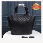 [True-to-ORIGINAL] Saint Laurent Icare Maxi Shopping Bag Black For Women 16.9in/43cm 698651AAANG1000 - Image 4