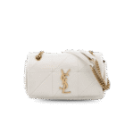 Saint Laurent Jamie Small Crossbody Bag 7.8in/ 20cm White Gold Hardware For Women