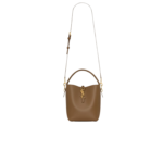 Saint Laurent LE 37 Small Top Handle Bag 7.9in/ 20cm Dark Cork Gold Hardware For Women 7490362R20W2760 - Image 2