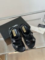 Chanel Sandals Black For Women - Image 3