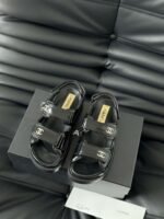 Chanel Sandals Black For Women - Image 7