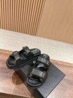 Chanel Sandals With Chanel Logo Black For Women - Image 10